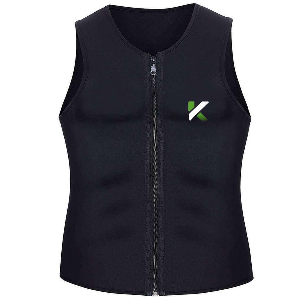 Kewlioo Mens Sauna vest  size 2X, Chest  42” Waist 40”
intensifies perspiration